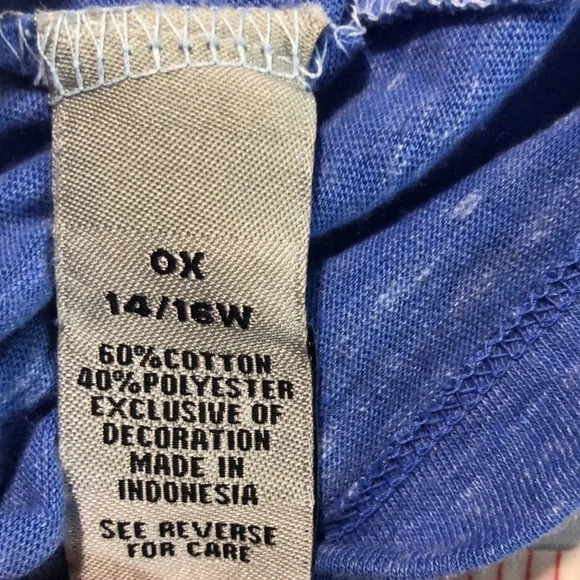 CATHERINES Short Sleeve Ombré Top - Picture 8 of 9